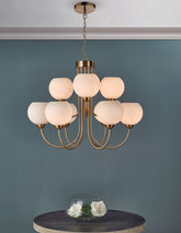 Indra 9 Light Chandelier Dar Lighting IND1335